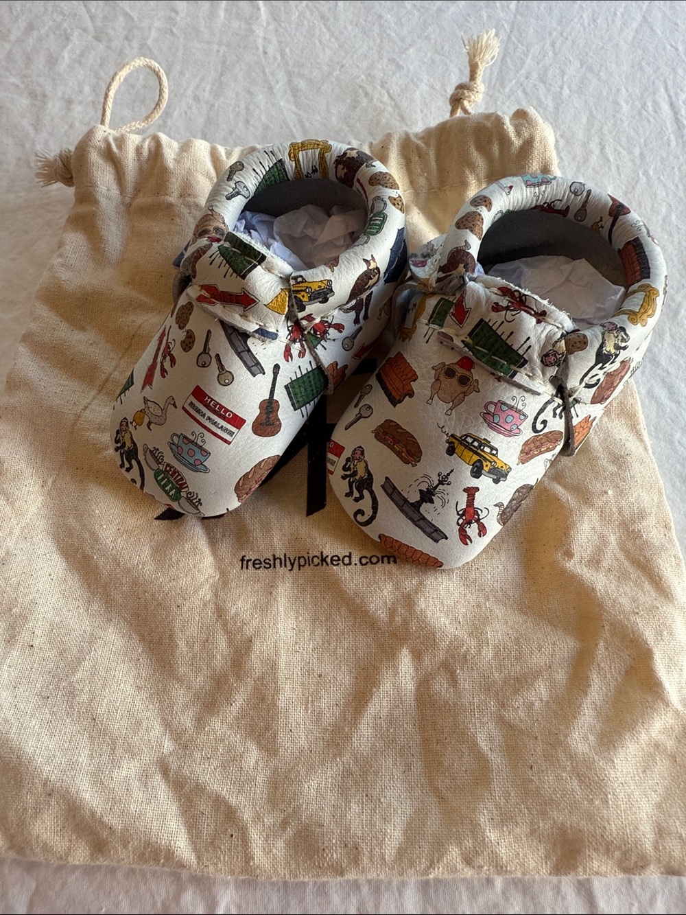 Freshly picked moccasins